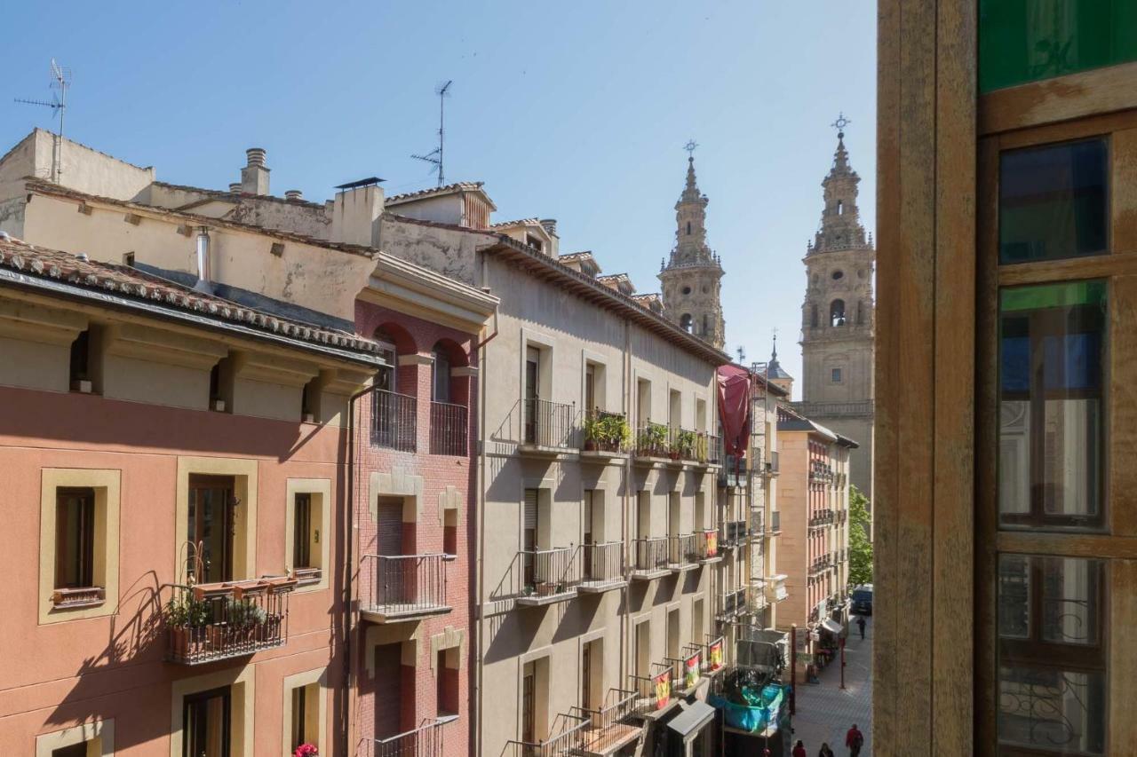 Los Apartamentos De Elena, Centro Historico Y Ascensor By Apartamentos โลโกรโญ ภายนอก รูปภาพ